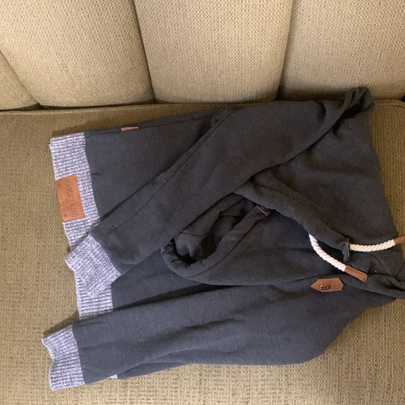 NAKETANO Sweatshirt Medium Charcoal / Dark Grey - Picture 3 of 10